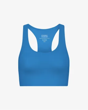 Active Cropped Bra - Pacific Blue
