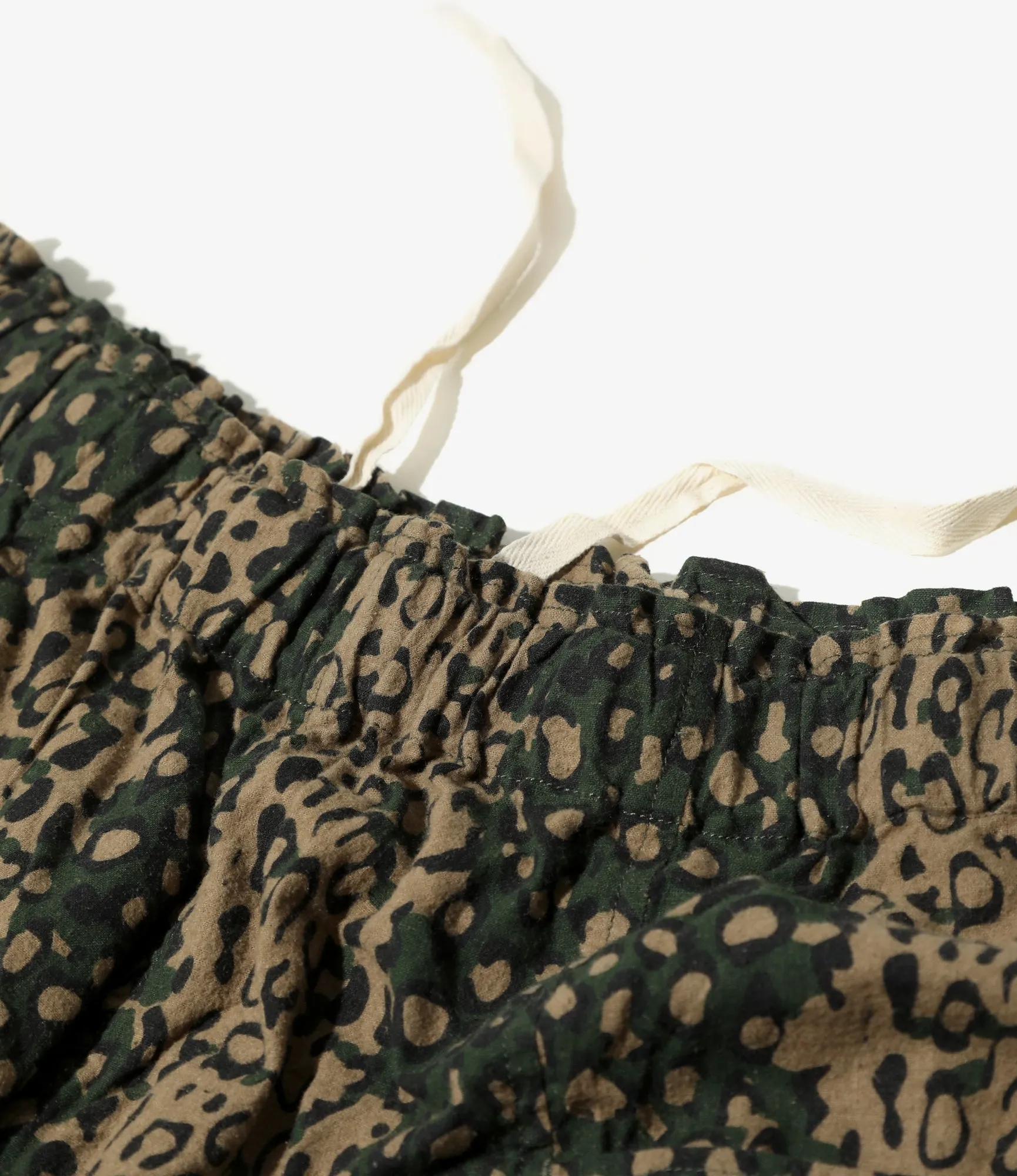 Army Flannel String Pant – Leopard Print