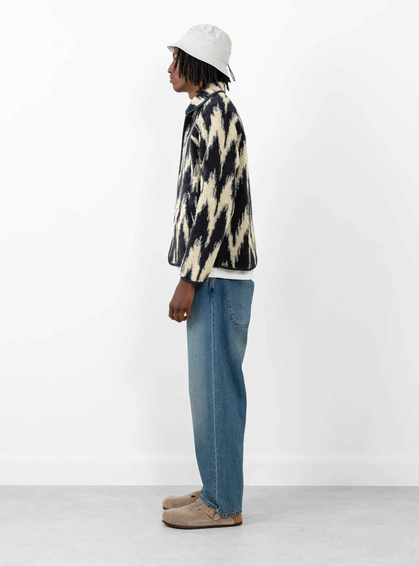 Beach Jacket Navy & Ecru
