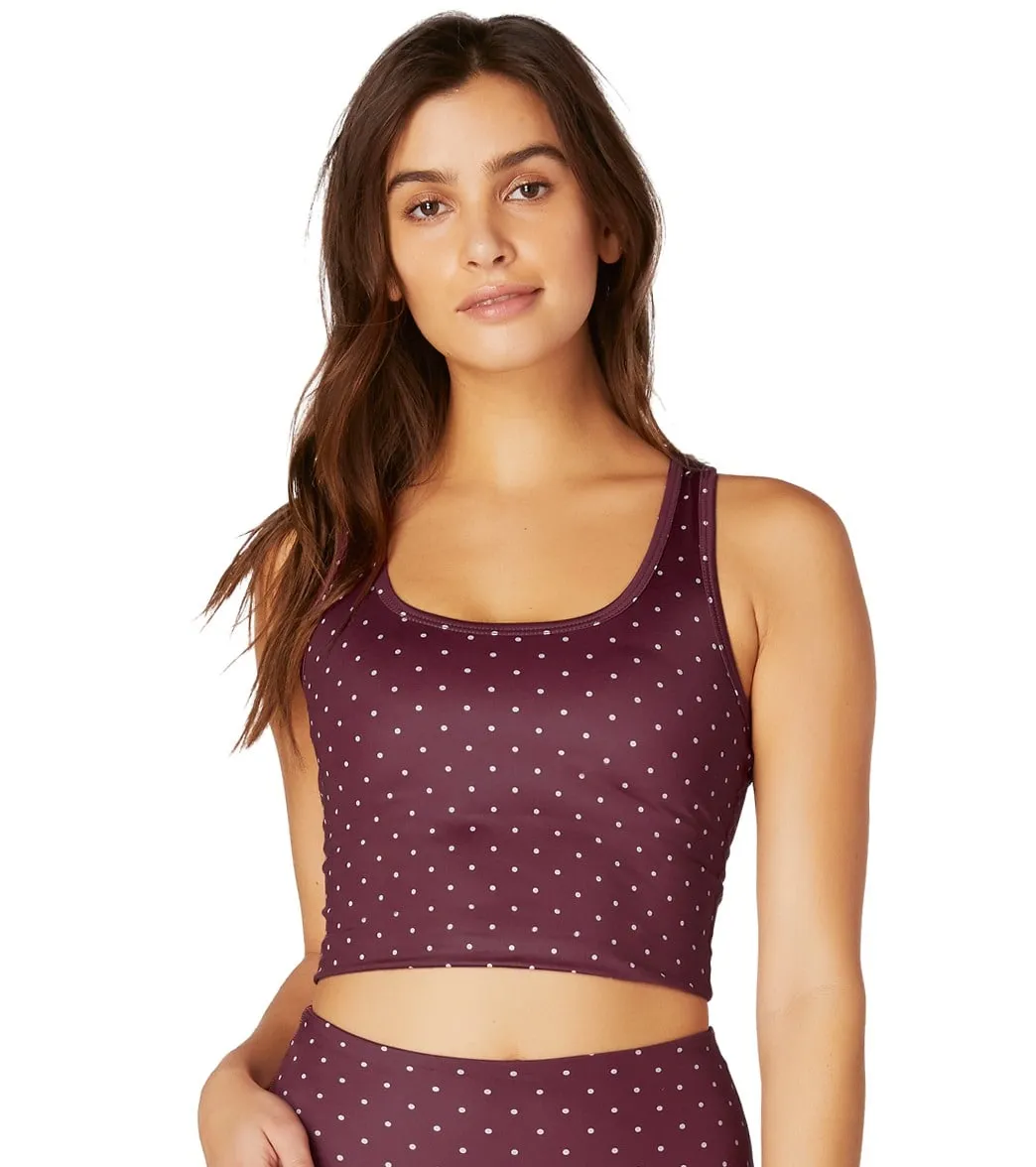 Beyond Yoga Lux First Class Cropped Yoga Tank