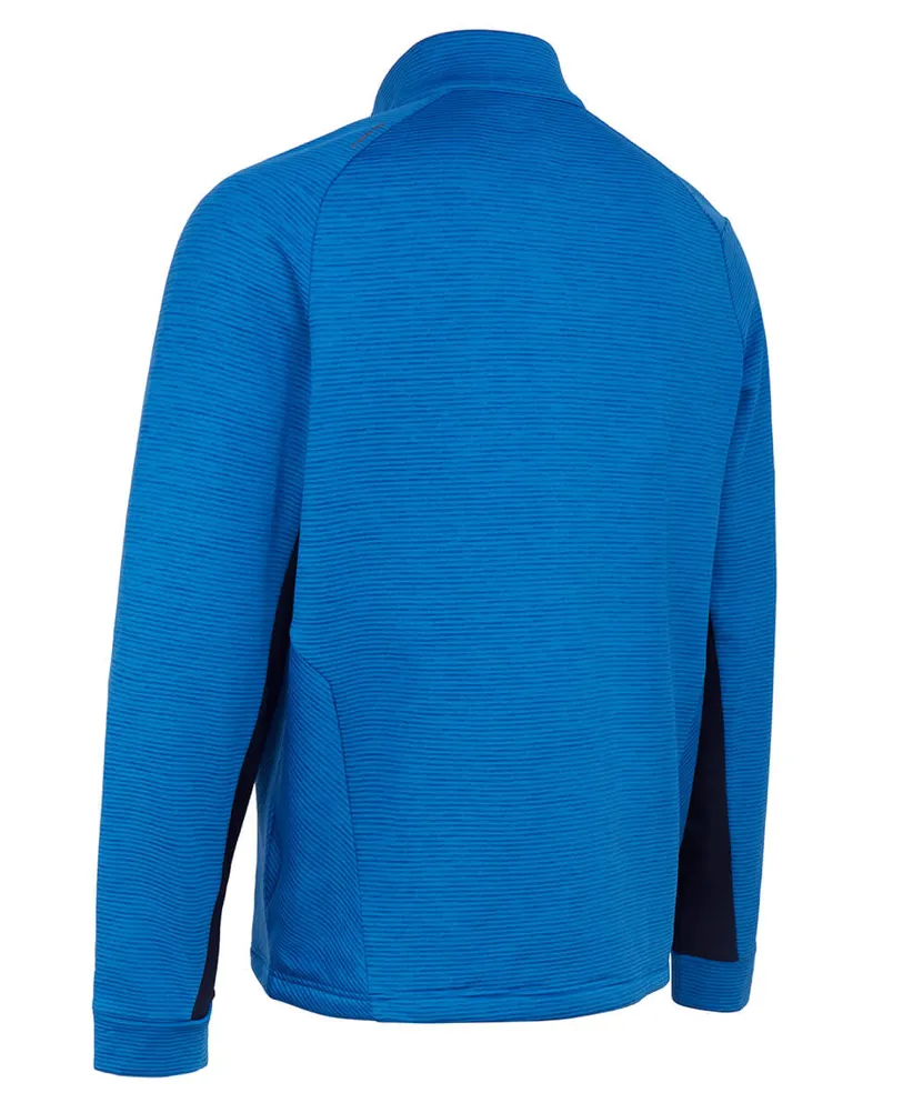 Callaway Golf Mens Heather Stripe Fleece Back Thermal Sweater - CGKFC013- 🚨FLASH SALE⚡️