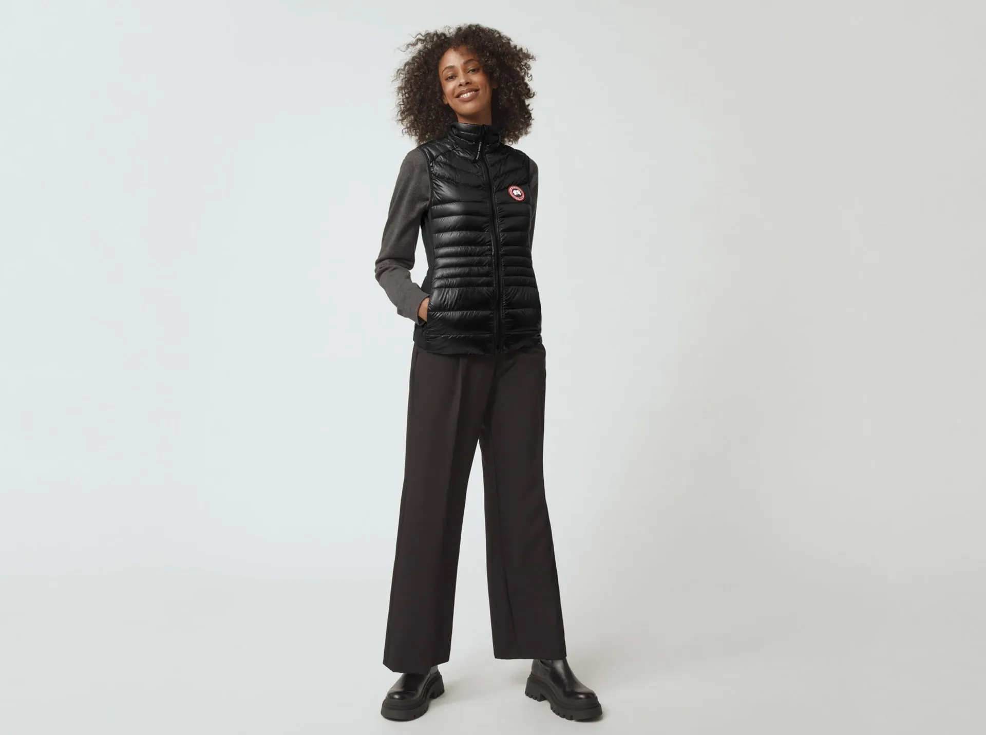 Canada Goose Women's Hybridge Lite  Tech Down Vest - Black