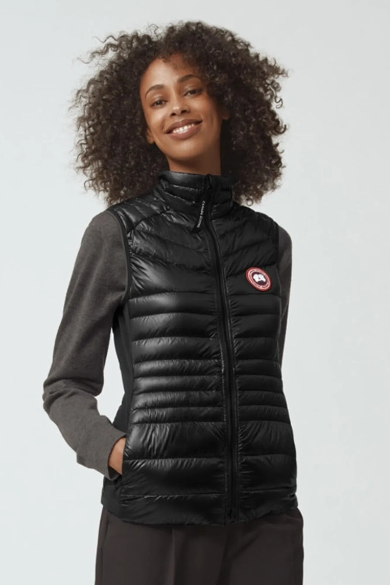 Canada Goose Women's Hybridge Lite  Tech Down Vest - Black
