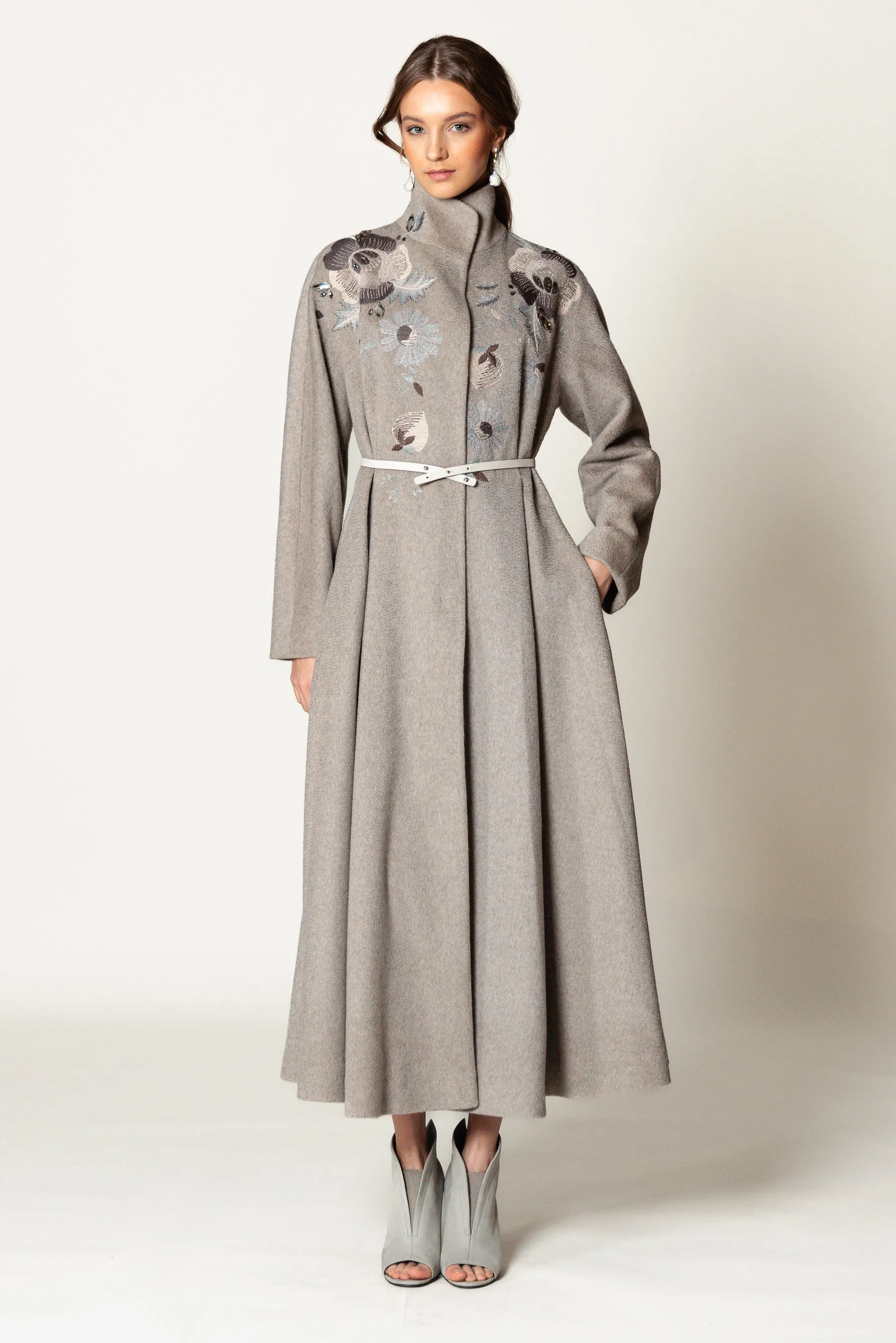 Coat "LIBERTY MAXI" / Cashmere & Camel