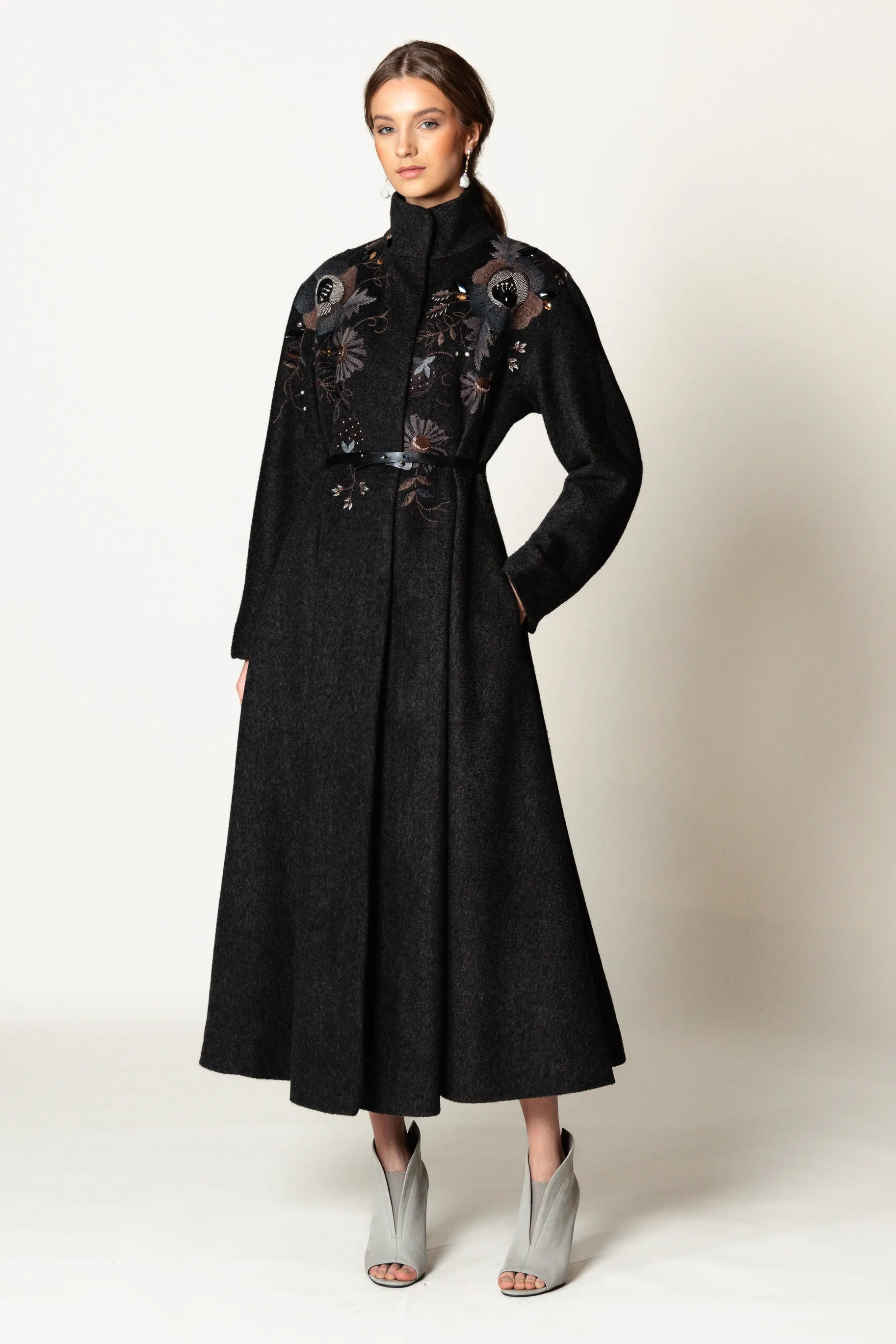 Coat "LIBERTY MAXI" / Cashmere & Camel