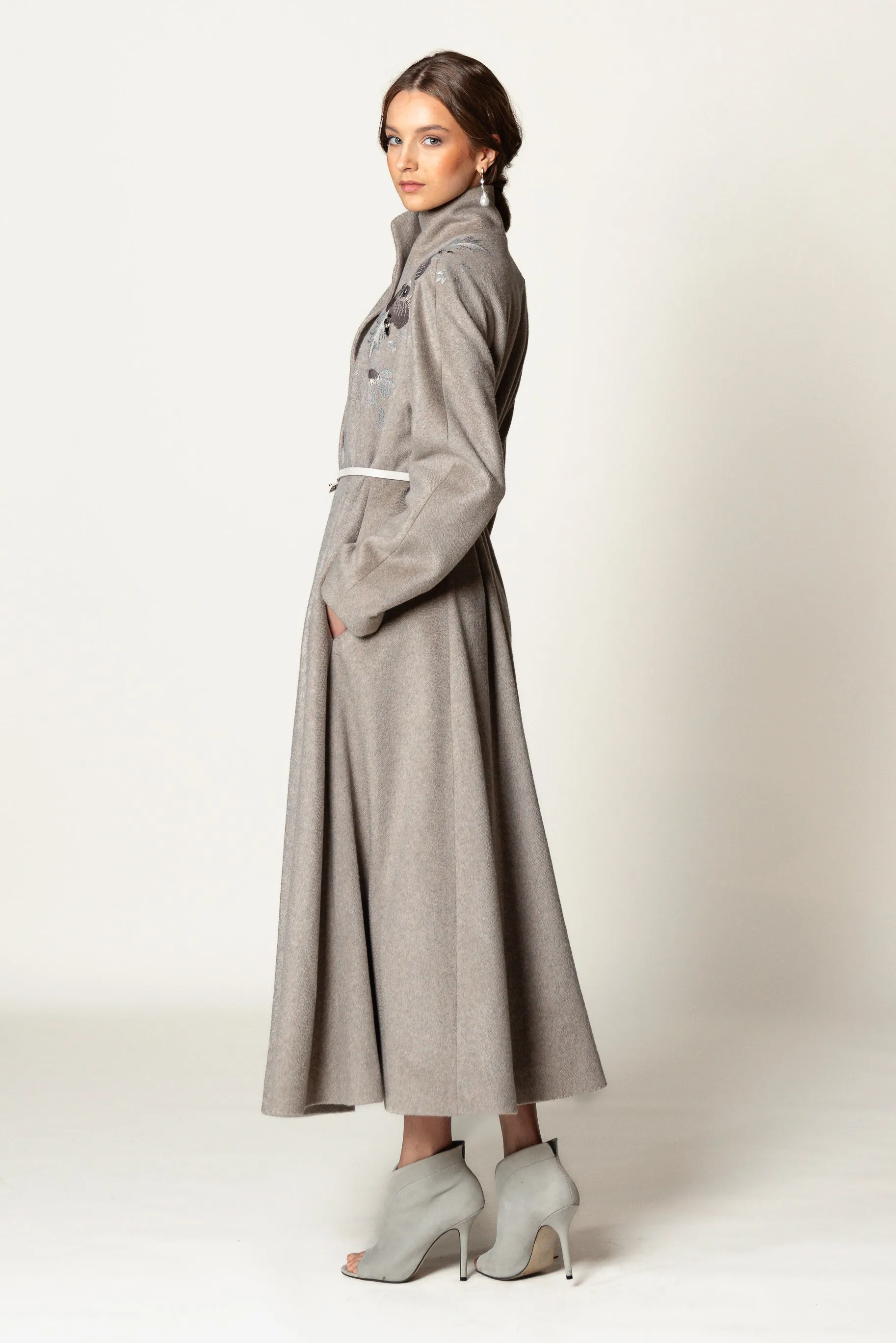 Coat "LIBERTY MAXI" / Cashmere & Camel