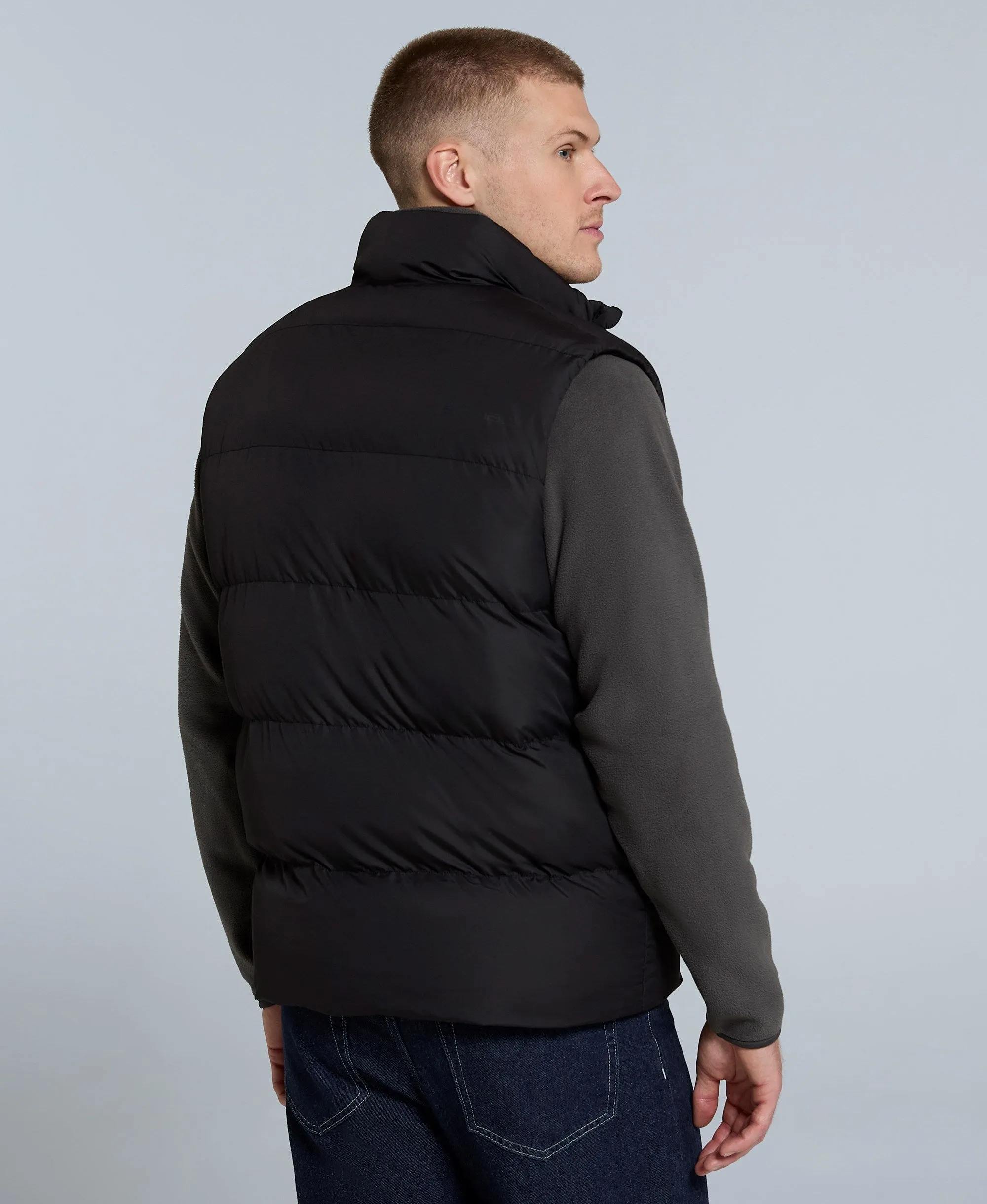 Haworth Mens Padded Gilet - Jet Black