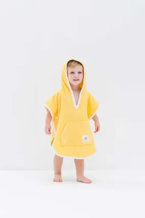 KIDS TOWEL PONCHO - Sunshine Yellow