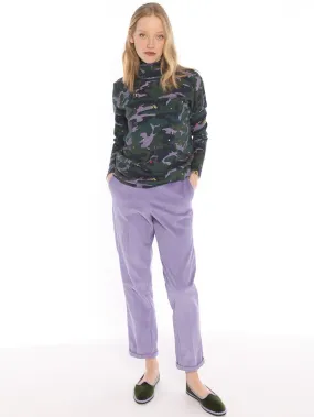Lilac Corduroy Pant