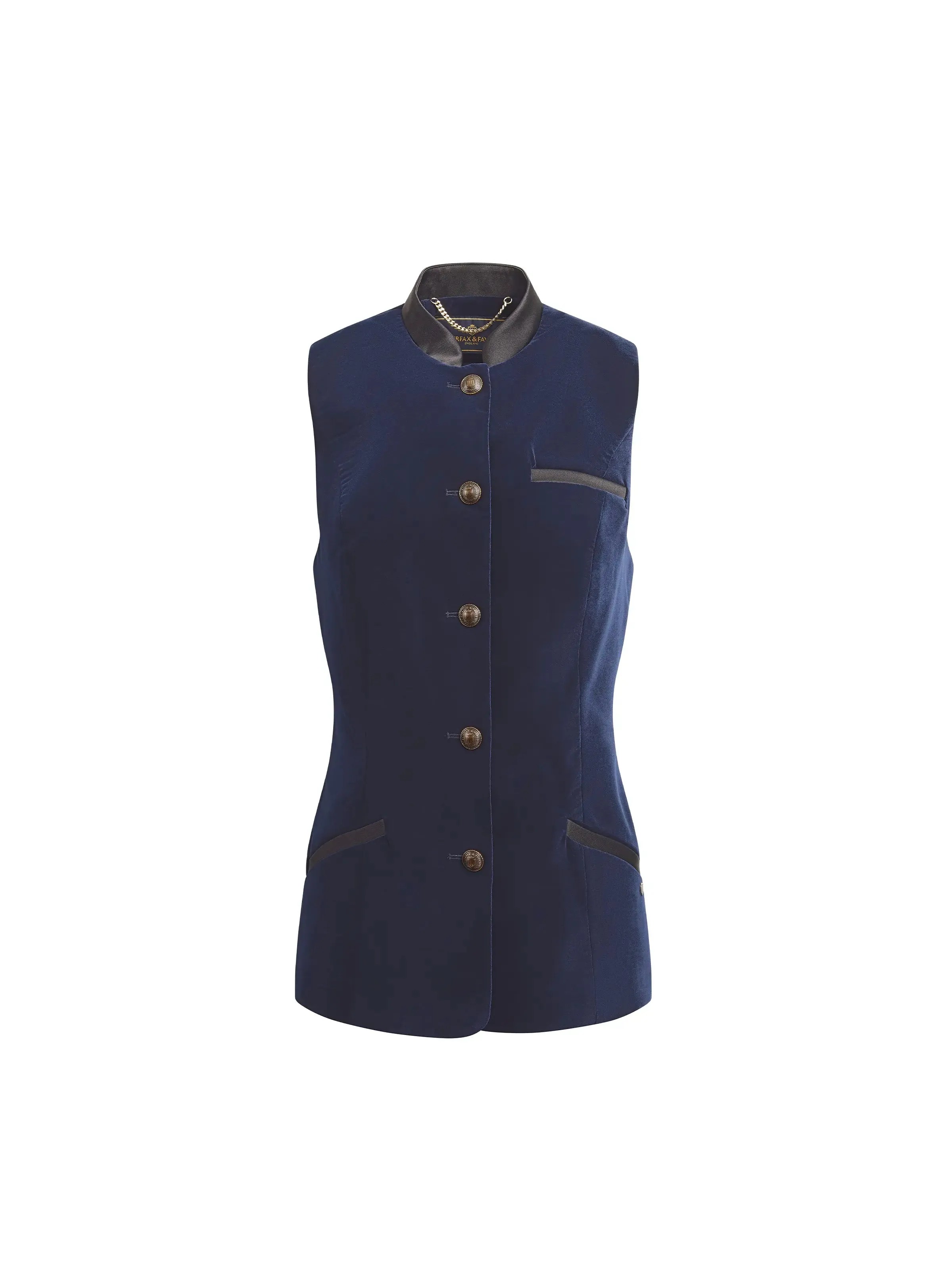 Madeline Gilet - Navy Velvet