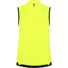 Madison Stellar Reflective windproof women's gilet; hi-viz yellow - size 10