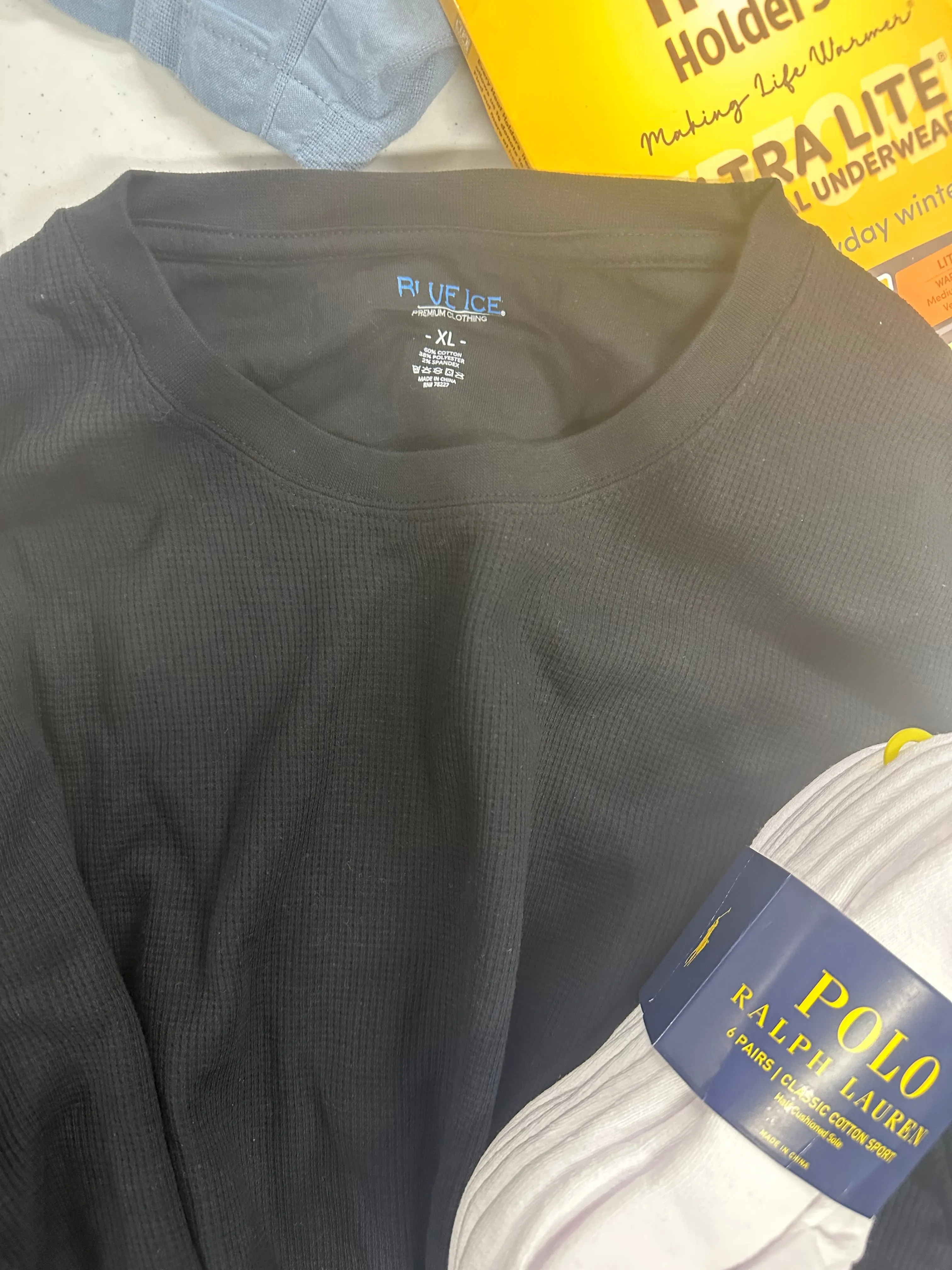 Men's Clothing Assorted Wholesale Lot, SPERRY, POLO RALPH LAUREN, AND NOW THIS, SUN   STONE, HEAT HOLDERS and more, 10 items, Shelf Pulls, MSRP $404