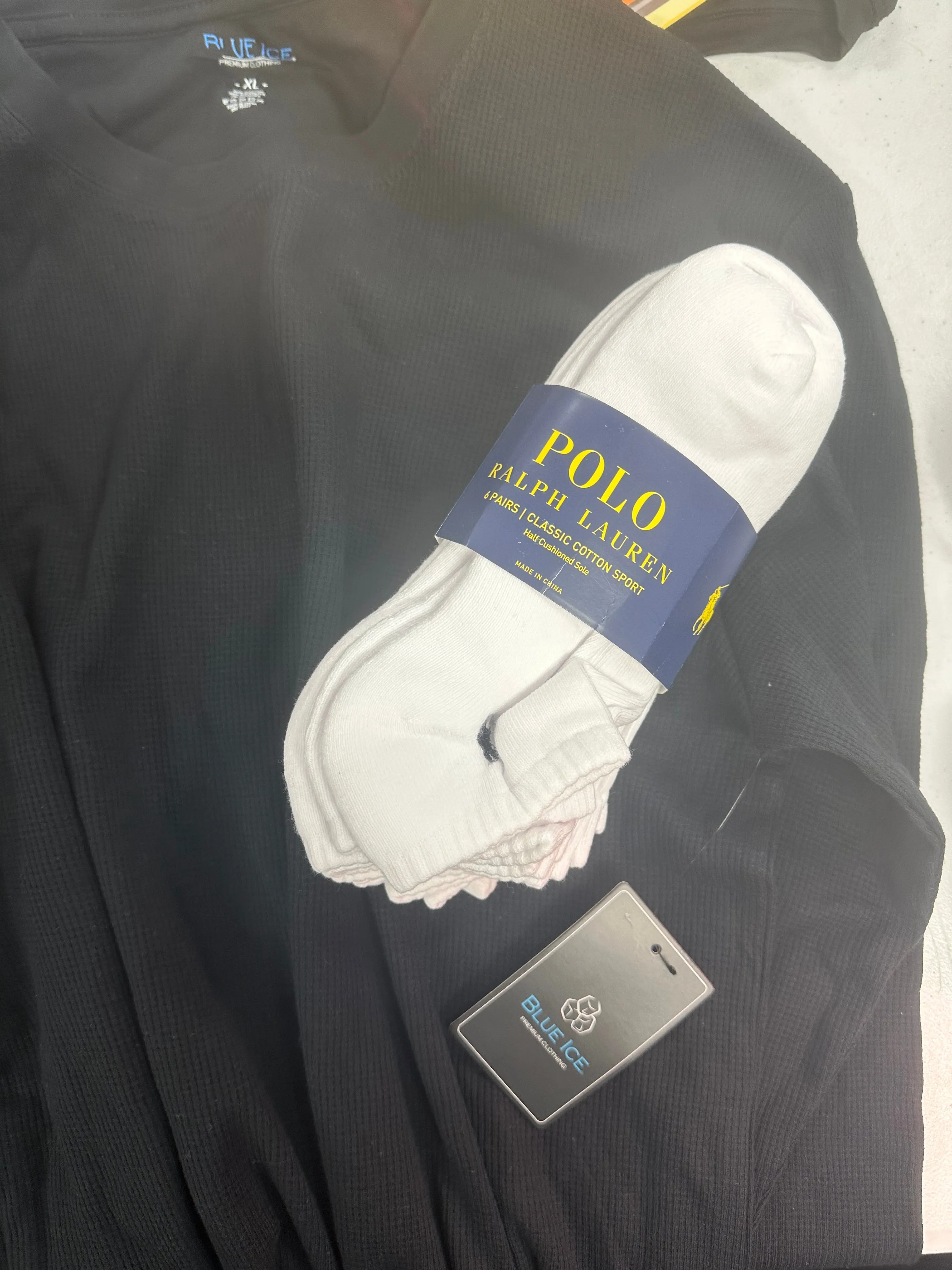 Men's Clothing Assorted Wholesale Lot, SPERRY, POLO RALPH LAUREN, AND NOW THIS, SUN   STONE, HEAT HOLDERS and more, 10 items, Shelf Pulls, MSRP $404