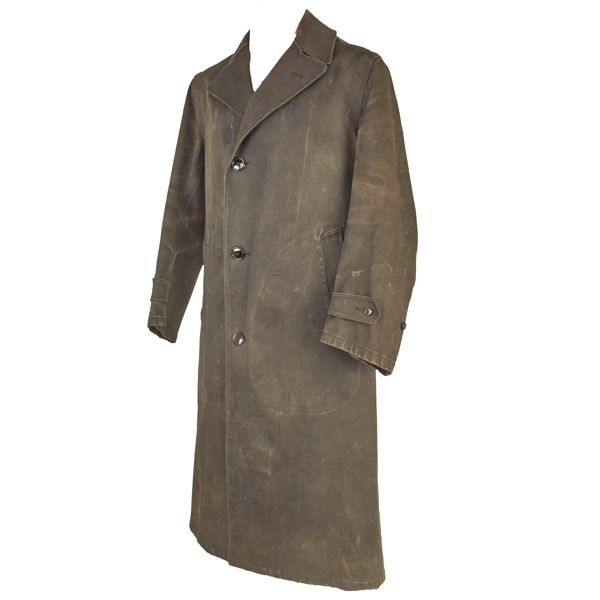 Original U.S. WWII Enlisted Sailor Type 1 All Weather (Rain) Jacket As Featured in Jeff Warner’s “U.S. Navy Uniforms and Insignia 1943-1946” - Page 104