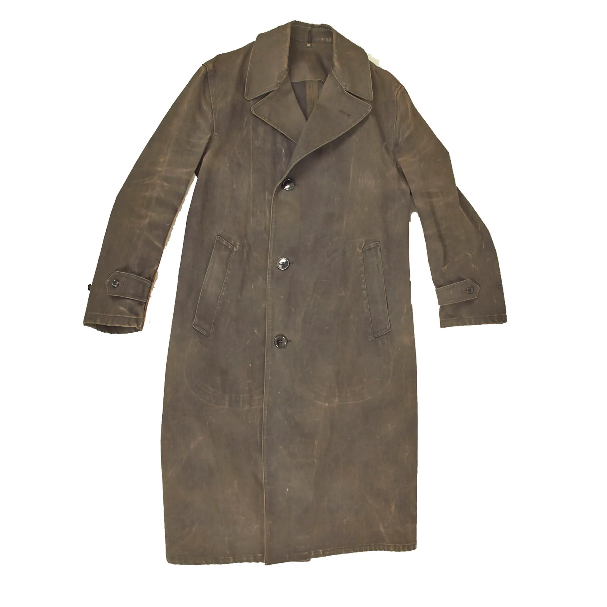 Original U.S. WWII Enlisted Sailor Type 1 All Weather (Rain) Jacket As Featured in Jeff Warner’s “U.S. Navy Uniforms and Insignia 1943-1946” - Page 104