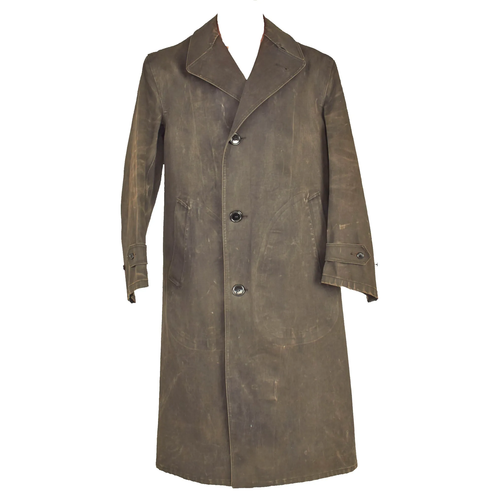 Original U.S. WWII Enlisted Sailor Type 1 All Weather (Rain) Jacket As Featured in Jeff Warner’s “U.S. Navy Uniforms and Insignia 1943-1946” - Page 104