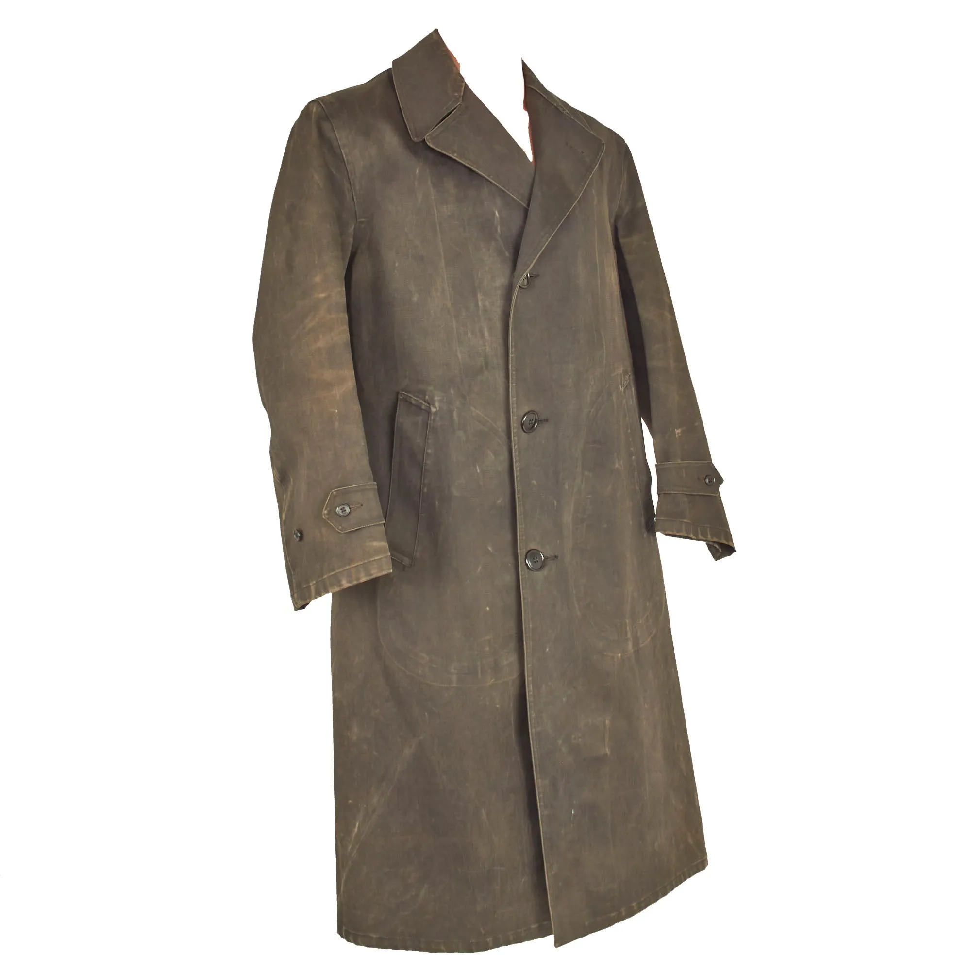 Original U.S. WWII Enlisted Sailor Type 1 All Weather (Rain) Jacket As Featured in Jeff Warner’s “U.S. Navy Uniforms and Insignia 1943-1946” - Page 104