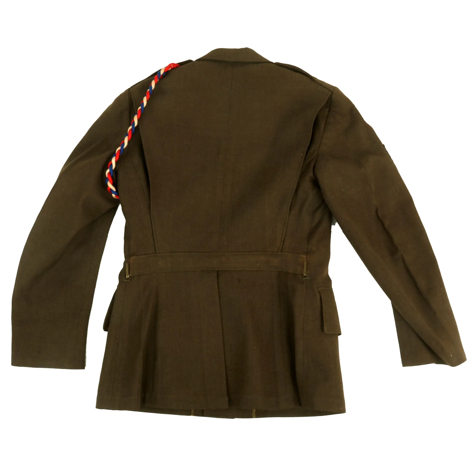 Original U.S. WWII First Special Service Force Commando Kiska Task Force (Operation Cottage)  Class-A Uniform Jacket With Sam Browne Belt