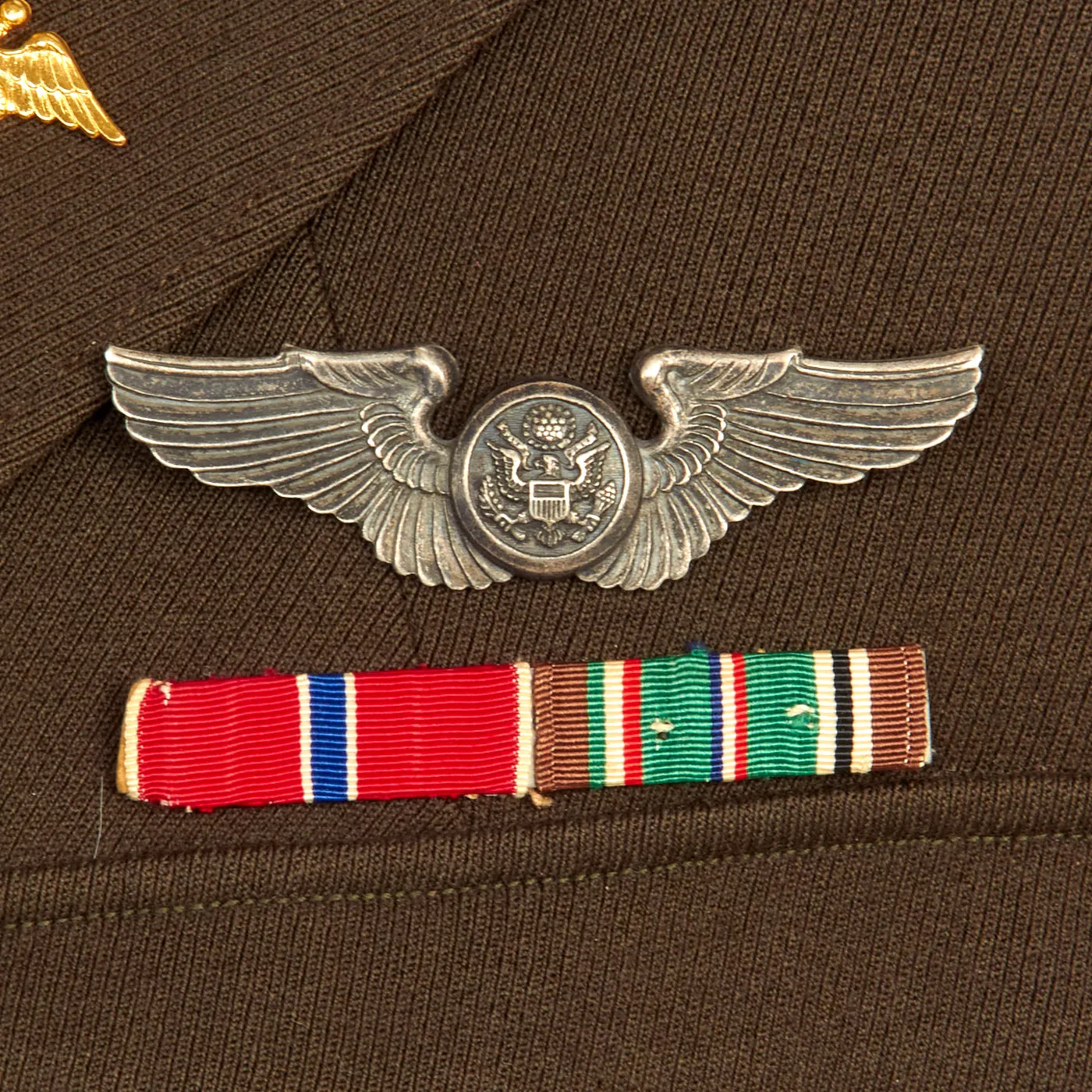 Original U.S. WWII Named US 8th Air Force Medical Corps Uniform Set For Captain Milton Willner - Former Director of Hoffmann-La Roche Pharmaceutical