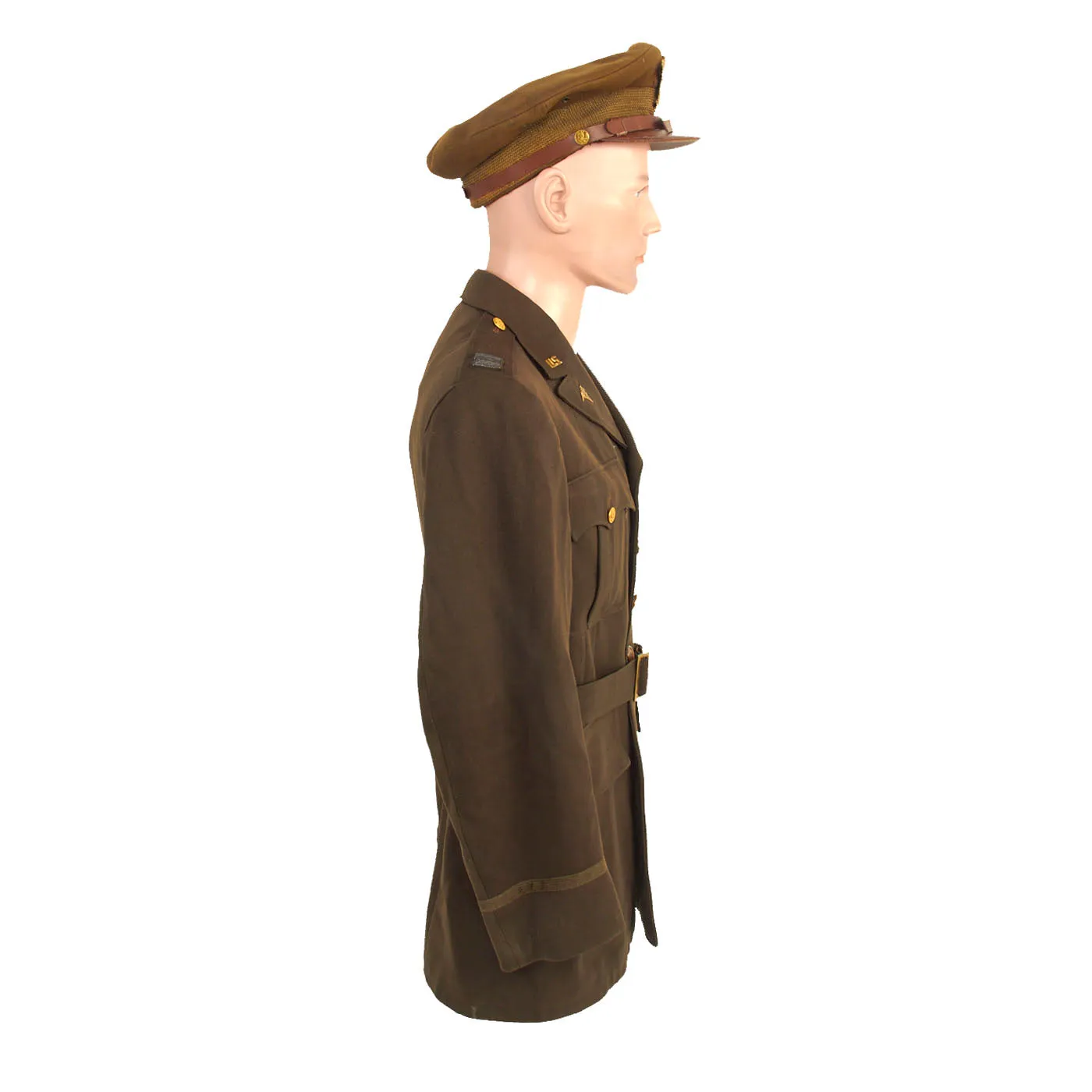 Original U.S. WWII Named US 8th Air Force Medical Corps Uniform Set For Captain Milton Willner - Former Director of Hoffmann-La Roche Pharmaceutical