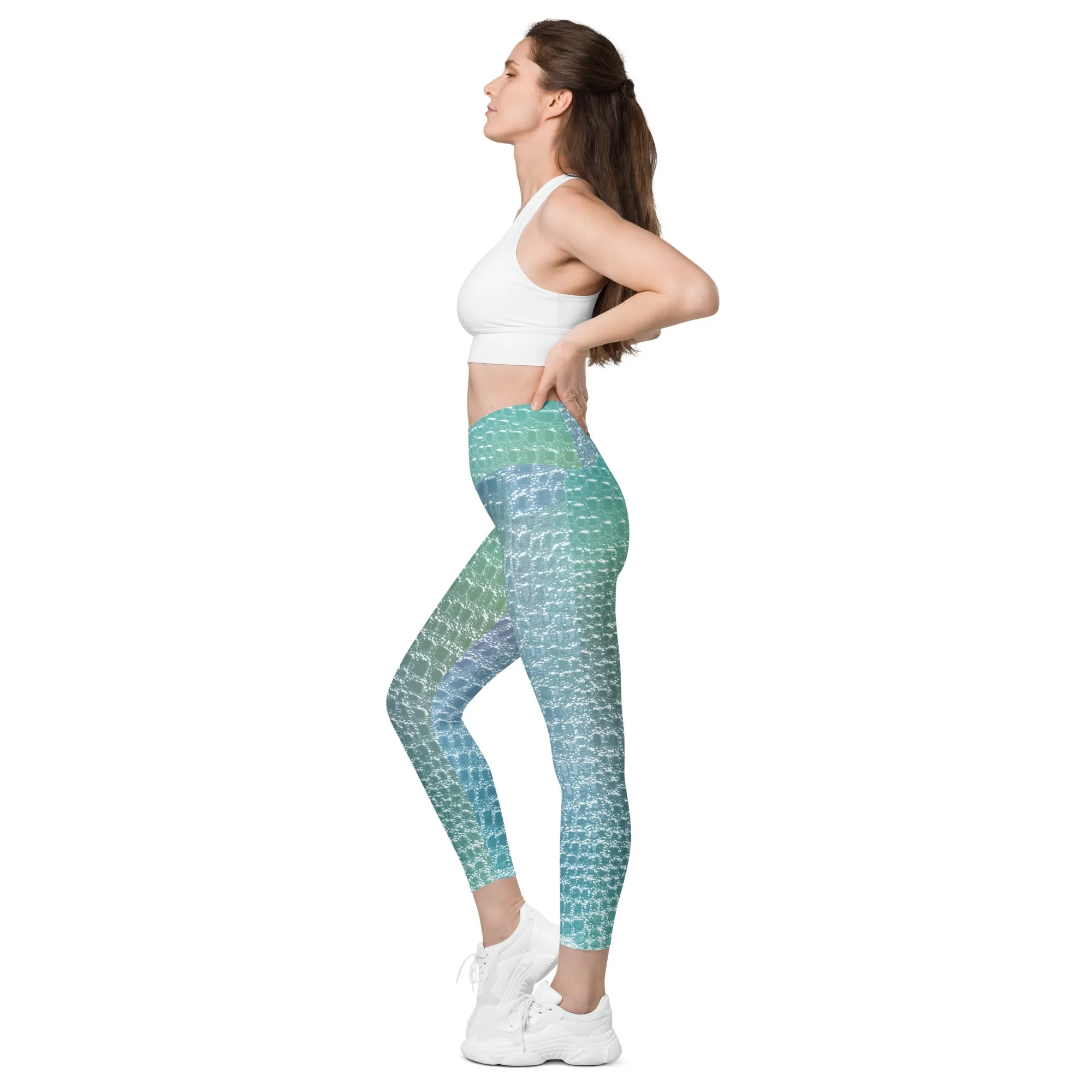 Pastel Mermaid Print Leggings, lioness-love