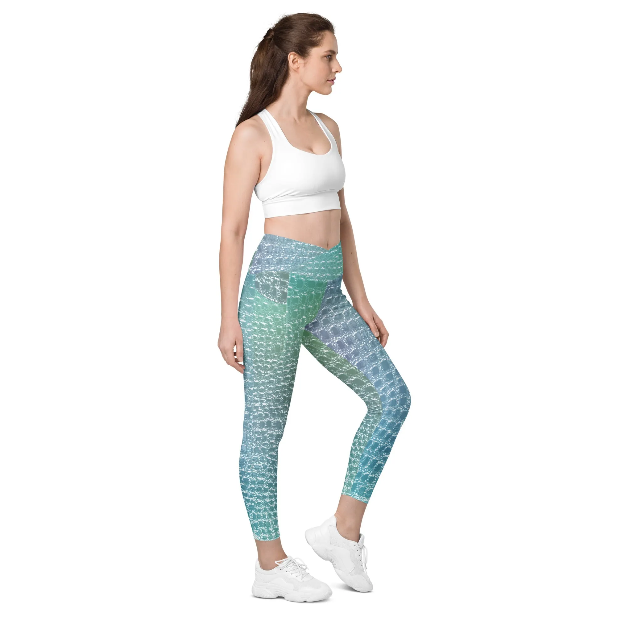 Pastel Mermaid Print Leggings, lioness-love
