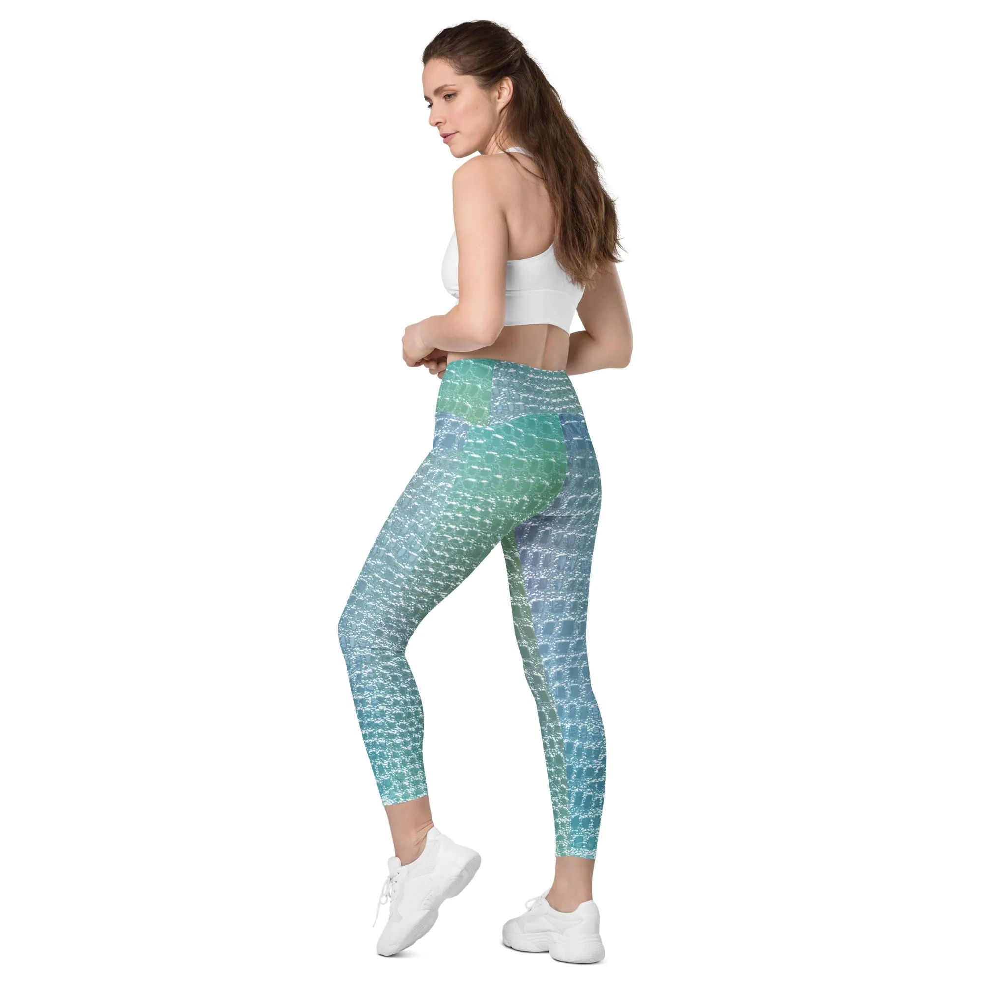 Pastel Mermaid Print Leggings, lioness-love