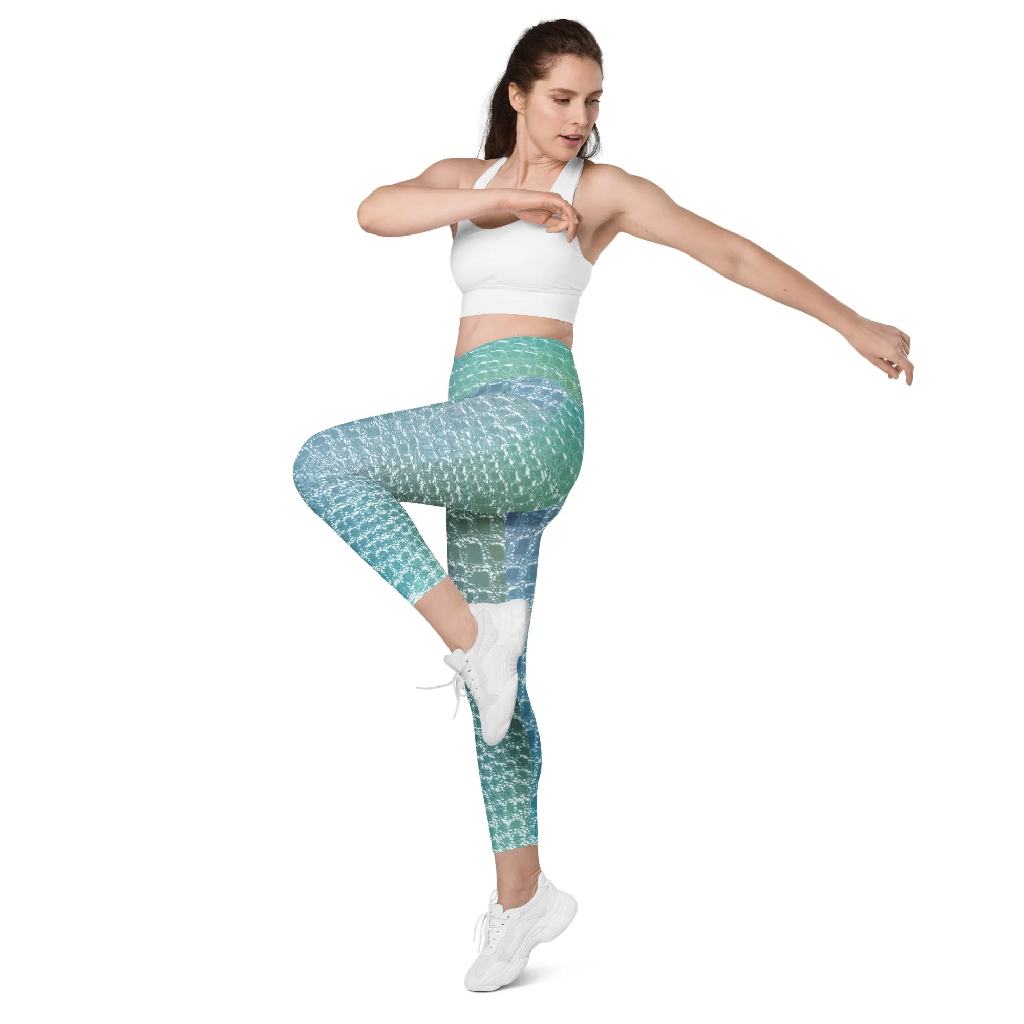 Pastel Mermaid Print Leggings, lioness-love