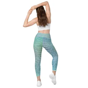 Pastel Mermaid Print Leggings, lioness-love