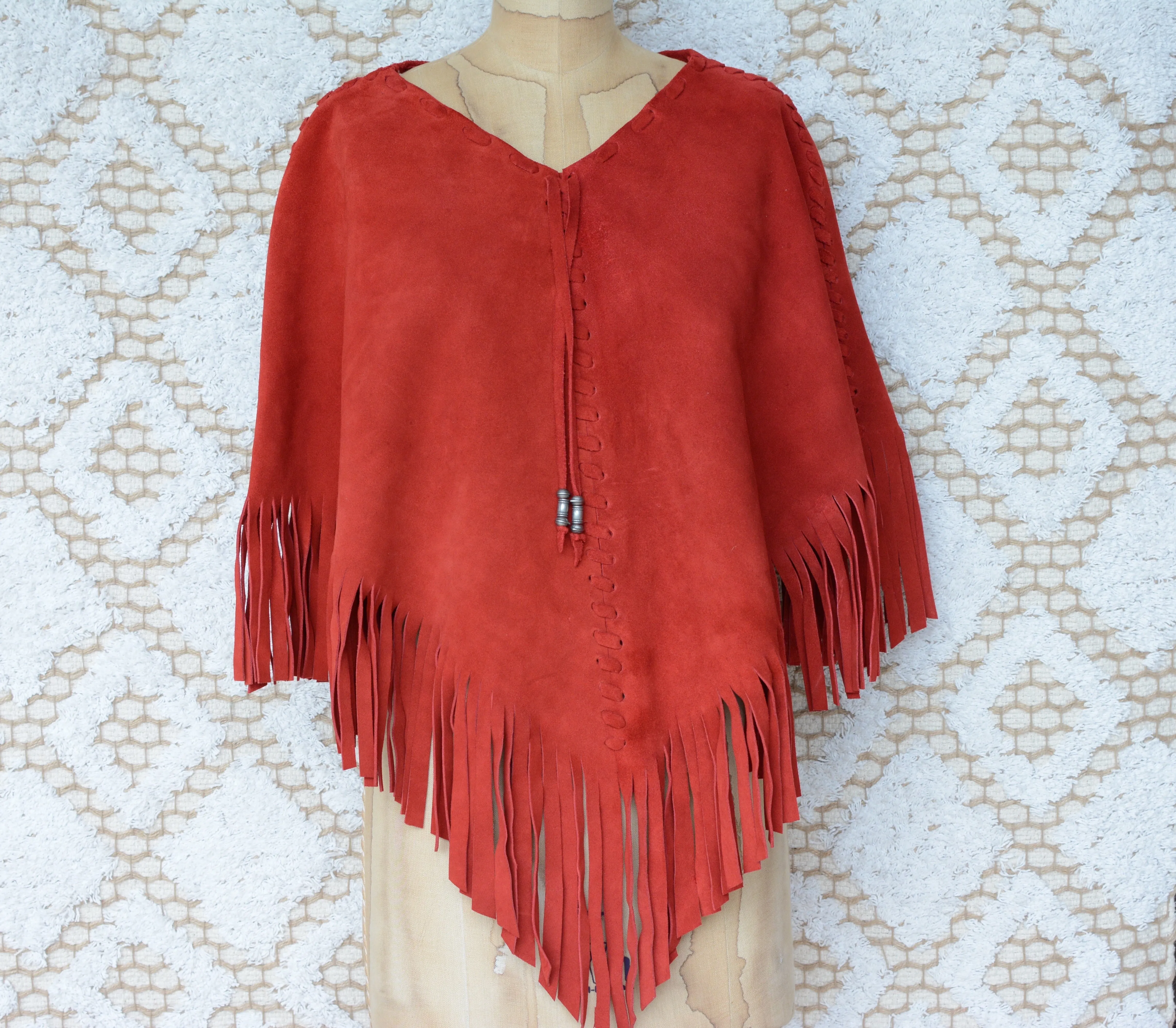 Poncho "Carmen Red"