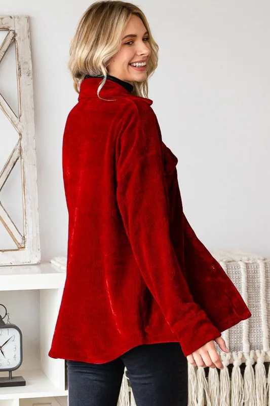 SOFT Chenille Shacket