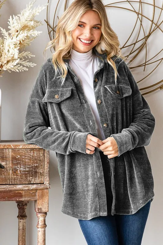 SOFT Chenille Shacket