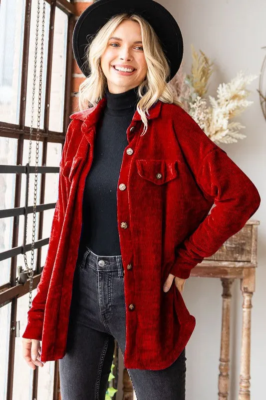 SOFT Chenille Shacket