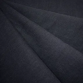 Stonewashed Slub Texture Ramie Bottom Weight Navy