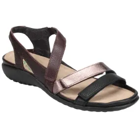 Women's Naot | Whetu Comfort Sandal | Soft Black and Copper