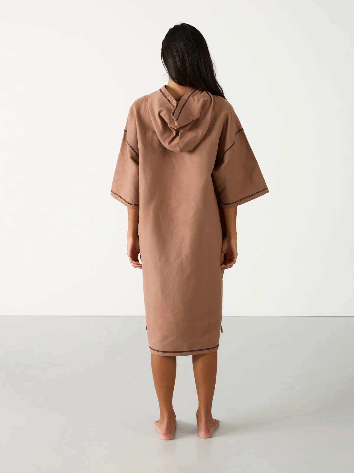 Women's Travel Poncho Towel | Choc