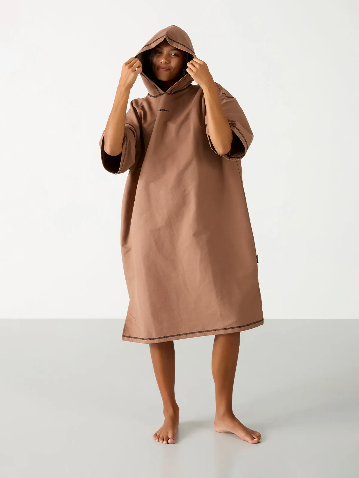 Women's Travel Poncho Towel | Choc
